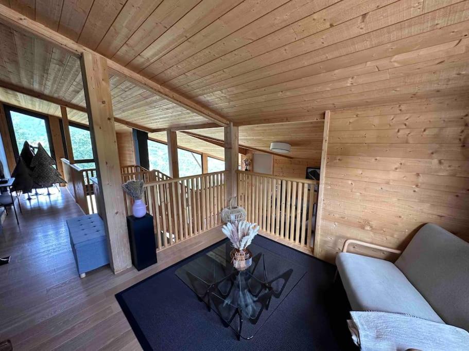 Chalet D'Architecte Avec Vue Panoramique Allos Exterior photo