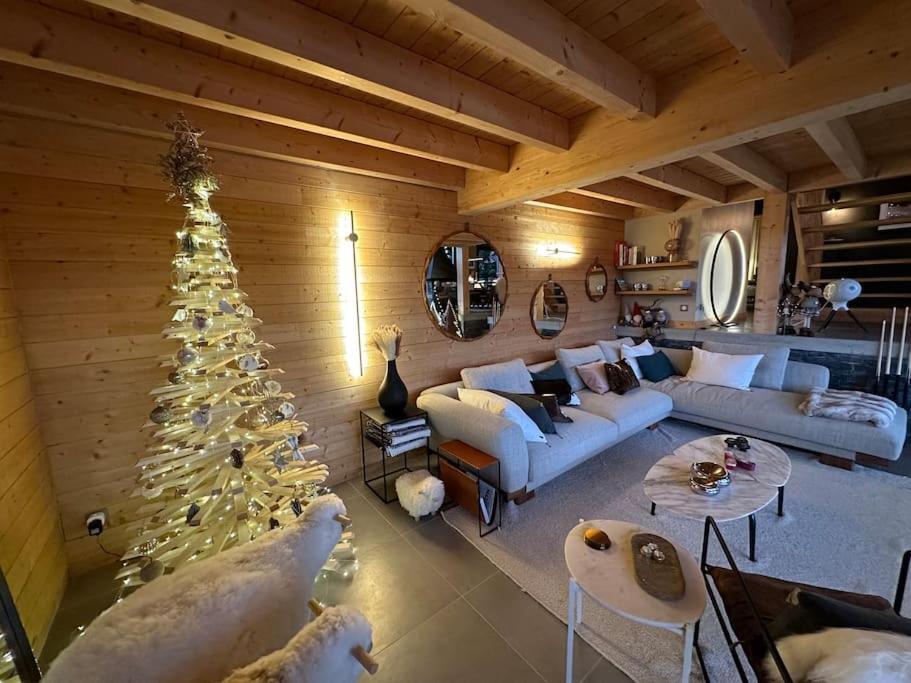 Chalet D'Architecte Avec Vue Panoramique Allos Exterior photo